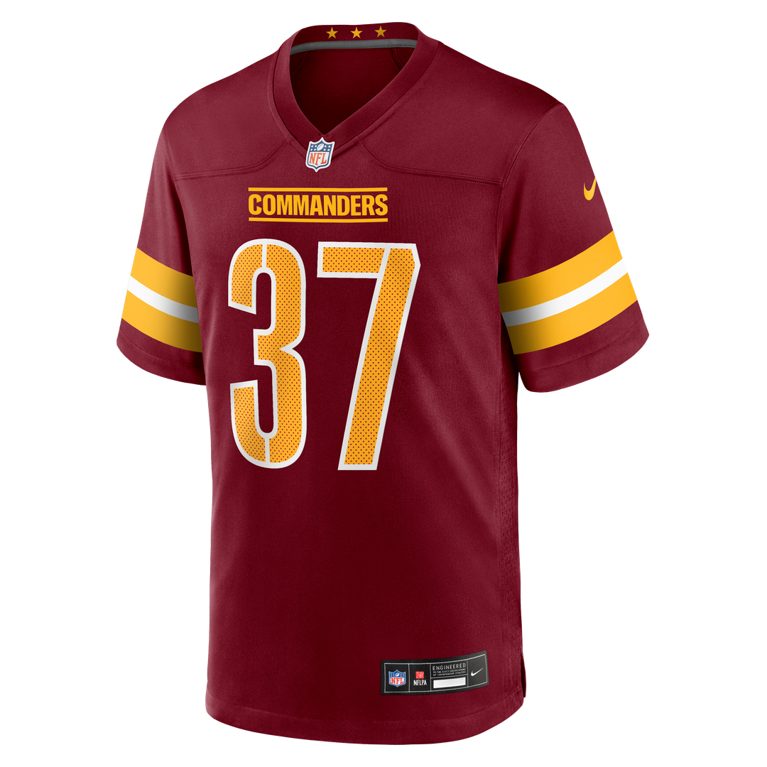 Car'lin Vigers Washington Commanders Nike Team Game Official Jersey -  Burgundy