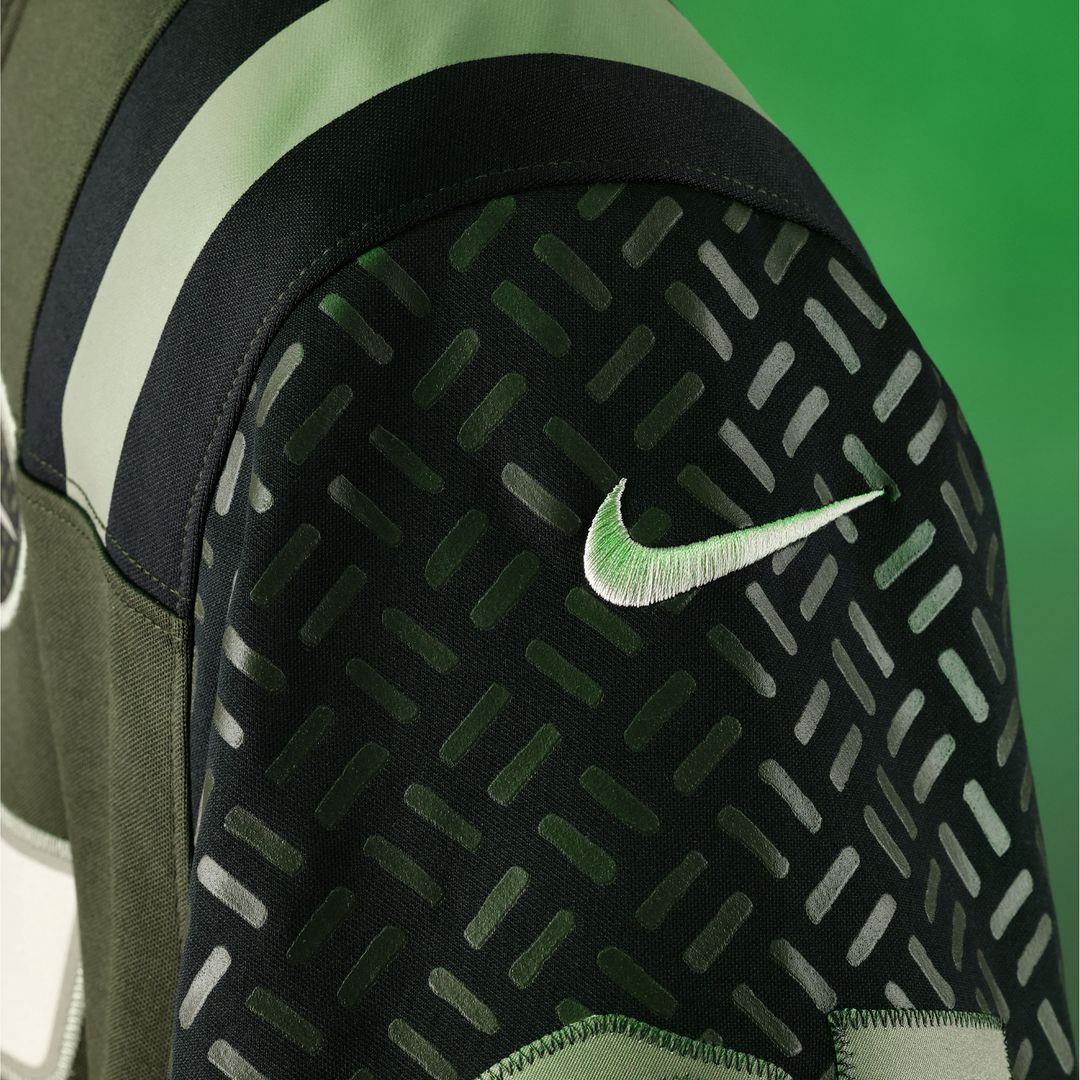 Garrett Wilson New York Jets Nike 2025 Rivalries Collection Stitched Limited Official Jersey - Gotham Green