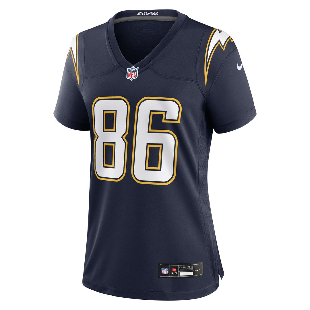 Oronde Gadsden Los Angeles Chargers Nike Women's Team Game Jersey - Powder Blue