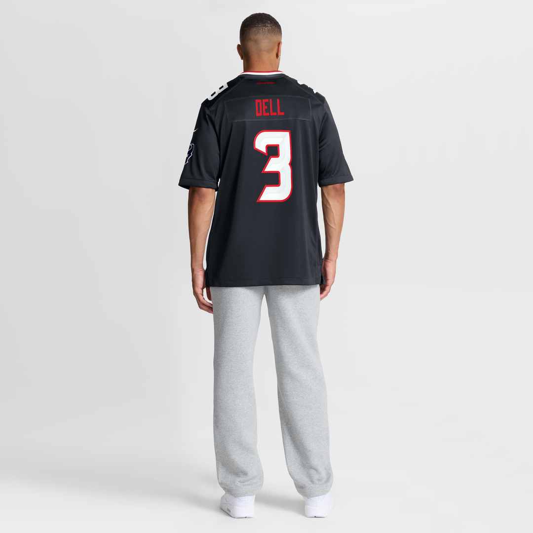 Tank Dell Houston Texans Nike Game Official Jersey - Navy
