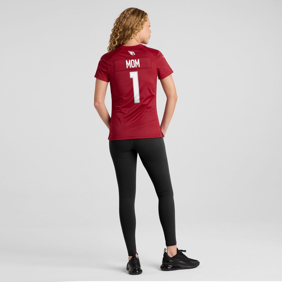 Number 1 Mom Arizona Cardinals Nike Women's Game Official Jersey - Cardinal