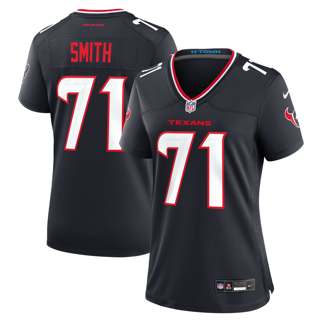 Braden Smith Houston Texans Nike Women's Team Game Official Jersey -  Navy