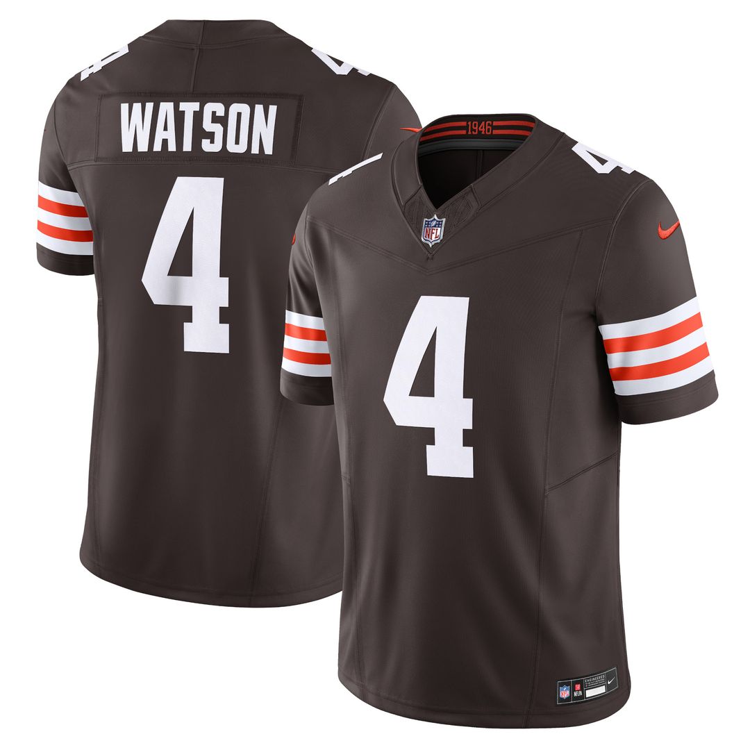 Deshaun Watson Cleveland Browns Nike Vapor F.U.S.E. Limited Official Jersey - Brown