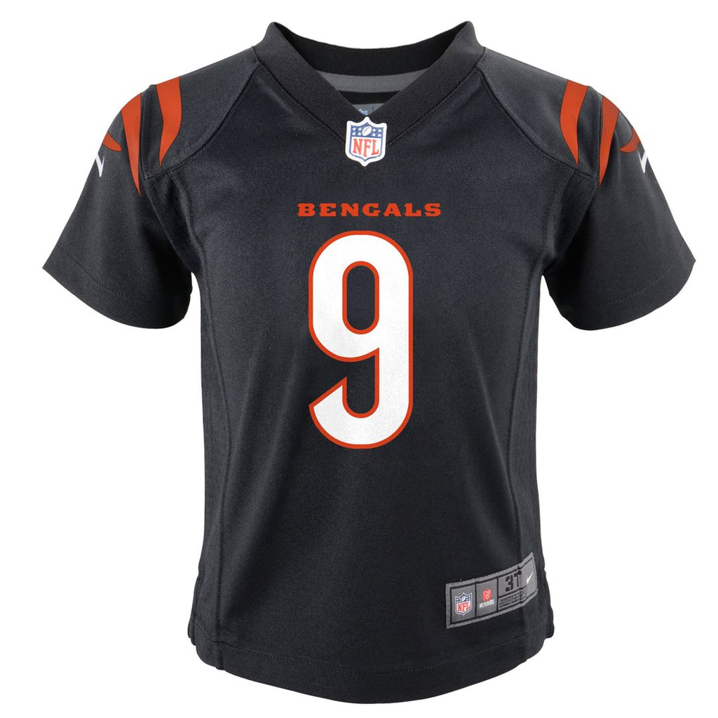 Joe Burrow Cincinnati Bengals Nike Toddler Game Official Jersey - Black