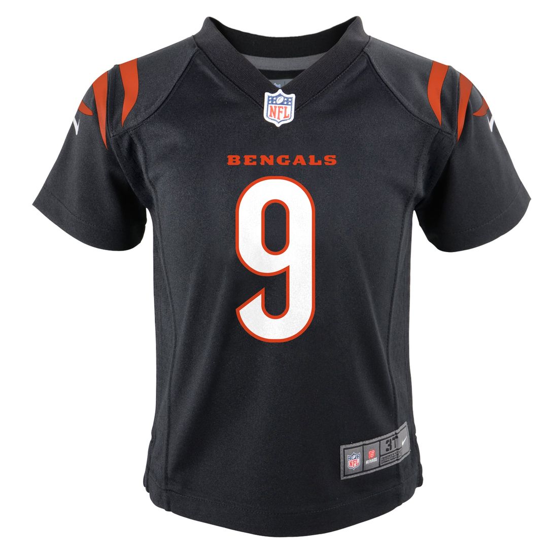 Joe Burrow Cincinnati Bengals Nike Toddler Game Official Jersey - Black