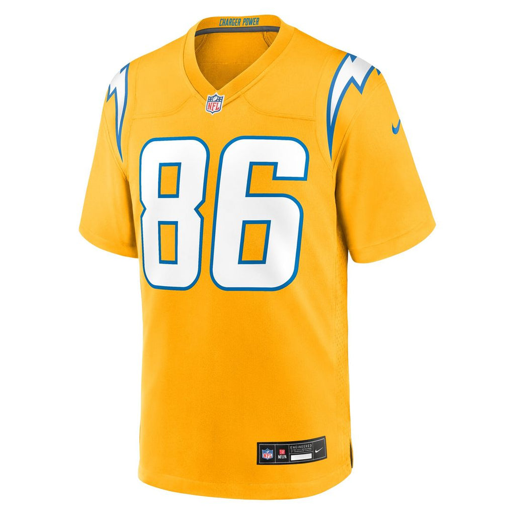 Oronde Gadsden Los Angeles Chargers Nike Alternate Charger Power Game Official Jersey -  Gold