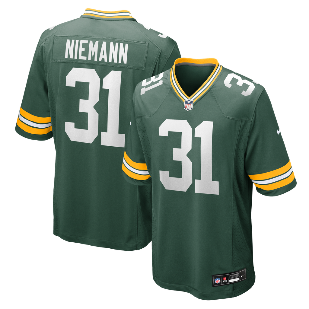 Nick Niemann Green Bay Packers Nike Team Game Jersey - Green