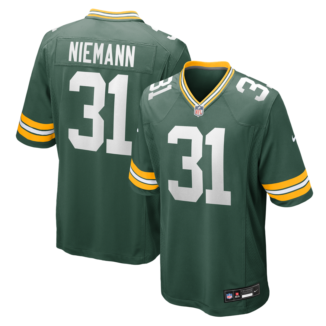 Nick Niemann Green Bay Packers Nike Team Game Jersey - Green