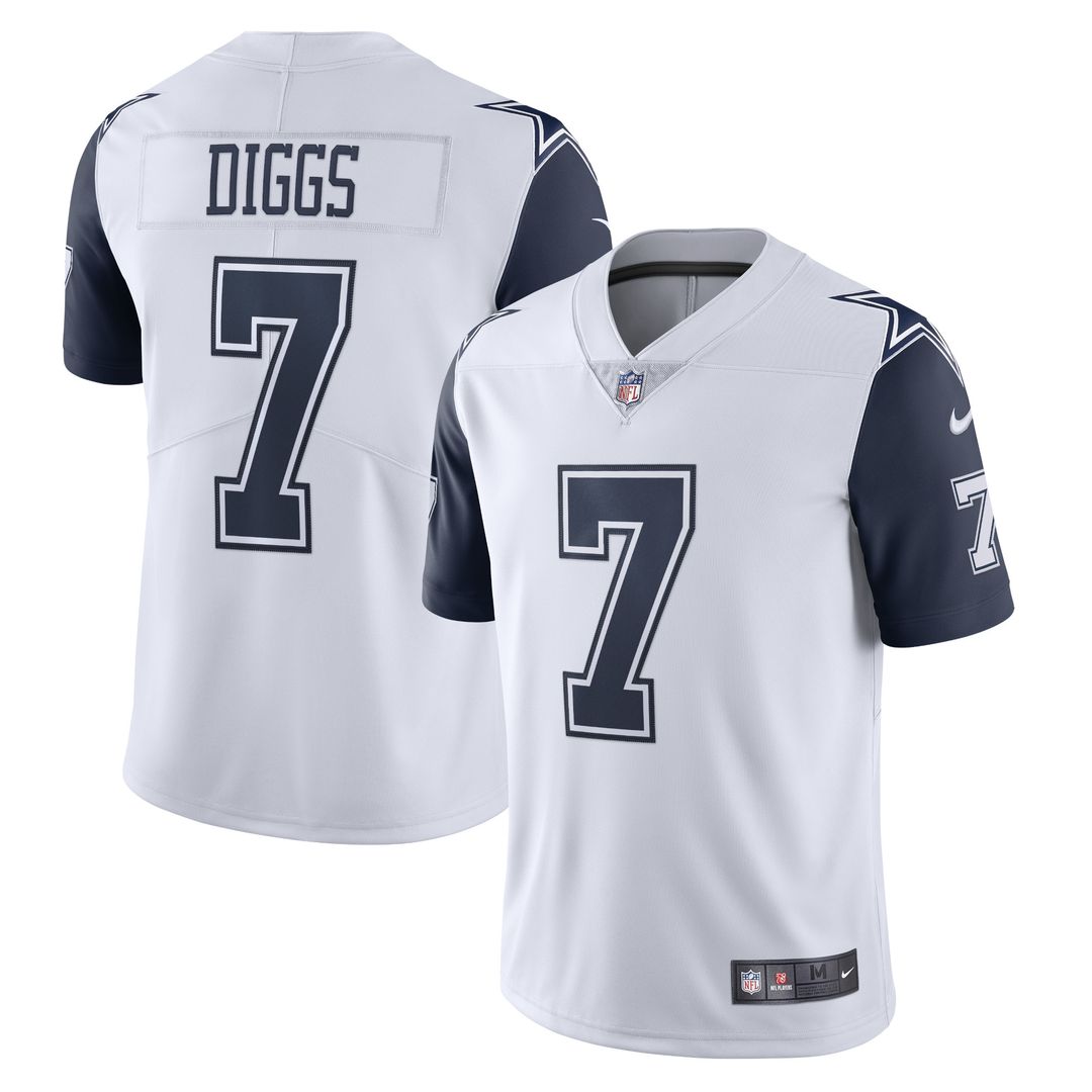 Trevon Diggs Dallas Cowboys Nike Alternate Vapor Limited Official Jersey - Navy