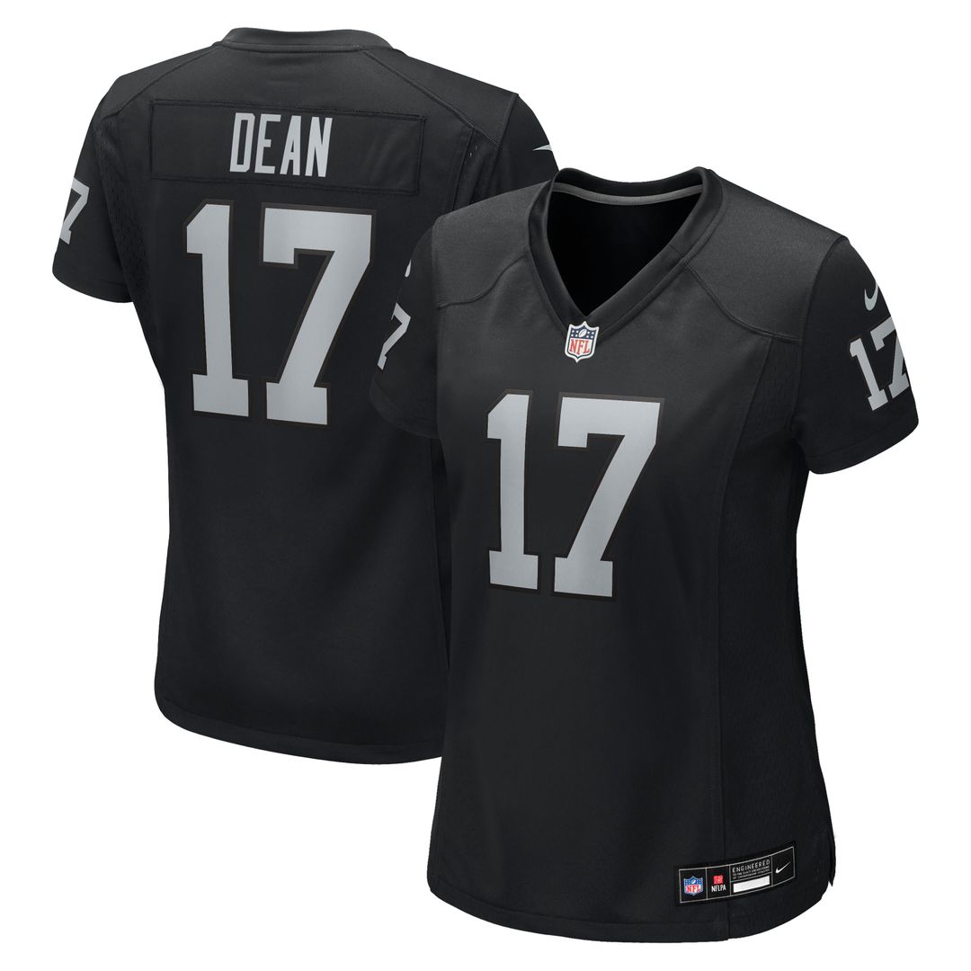 Nakobe Dean Las Vegas Raiders Nike Women's Team Game Jersey - Black