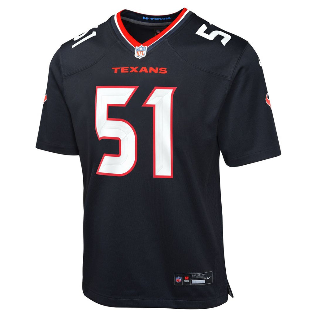 Will Anderson Jr. Houston Texans Nike Youth Game Official Jersey - White