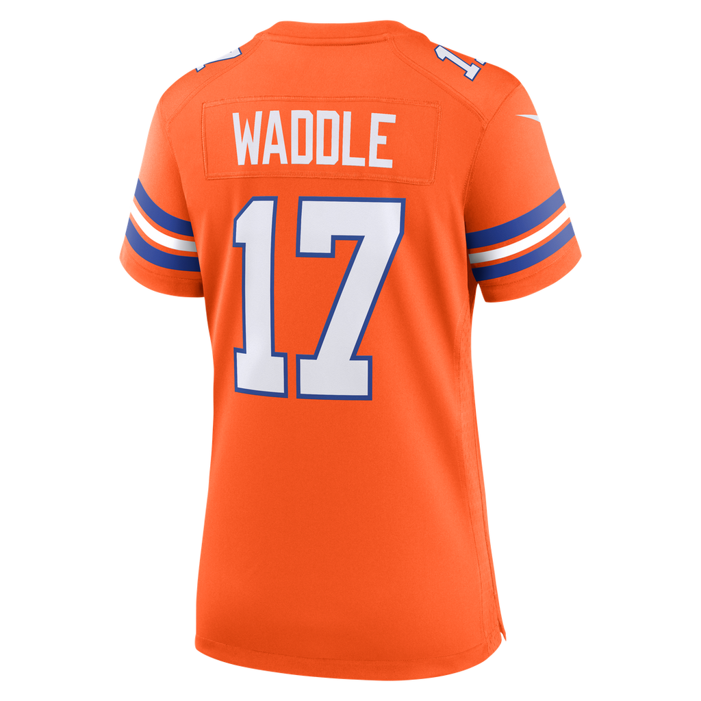 Jaylen Waddle Denver Broncos Nike Women's Mile High Collection 1977 Throwback Game Jersey - Orange