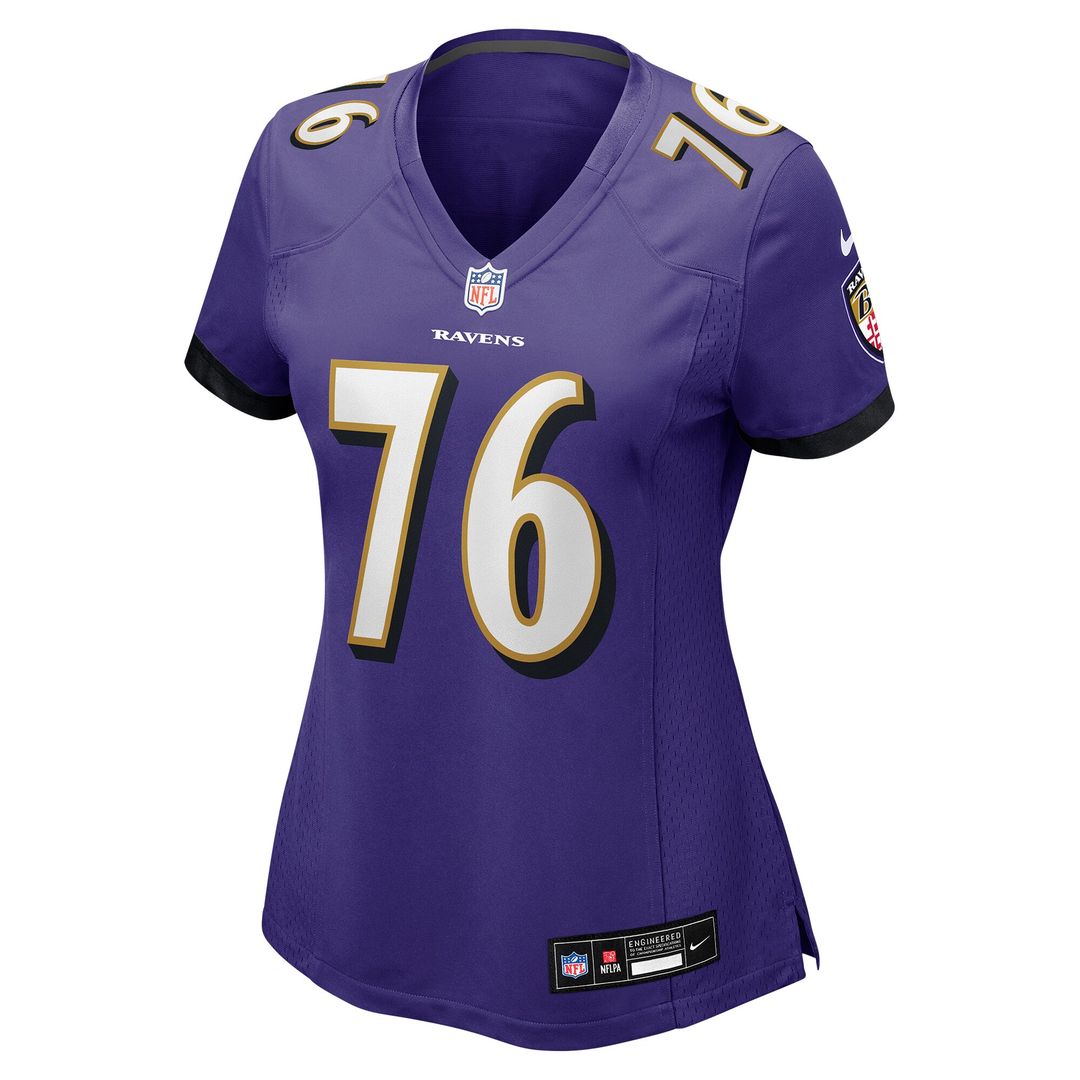 Kenyon Green Baltimore Ravens Nike Women's Team Game Jersey - Purple