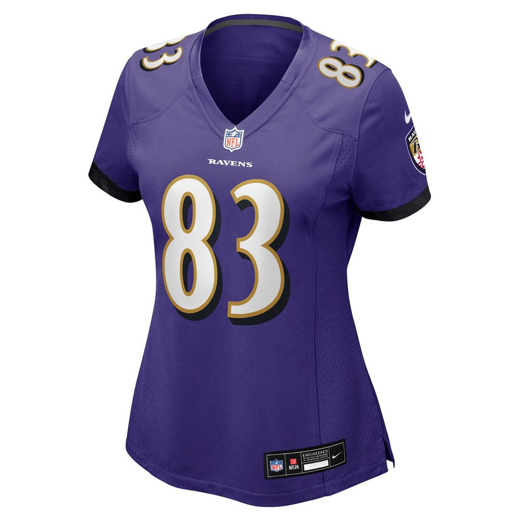 LaJohntay Wester Baltimore Ravens Nike Women's Team Game Jersey - Purple