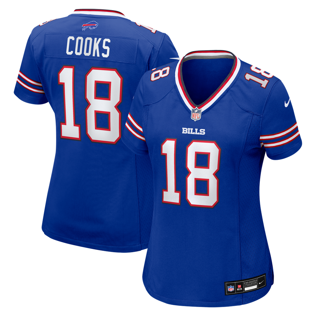 Brandin Cooks Buffalo Bills Nike Women's Team Game Official Jersey -  Royal