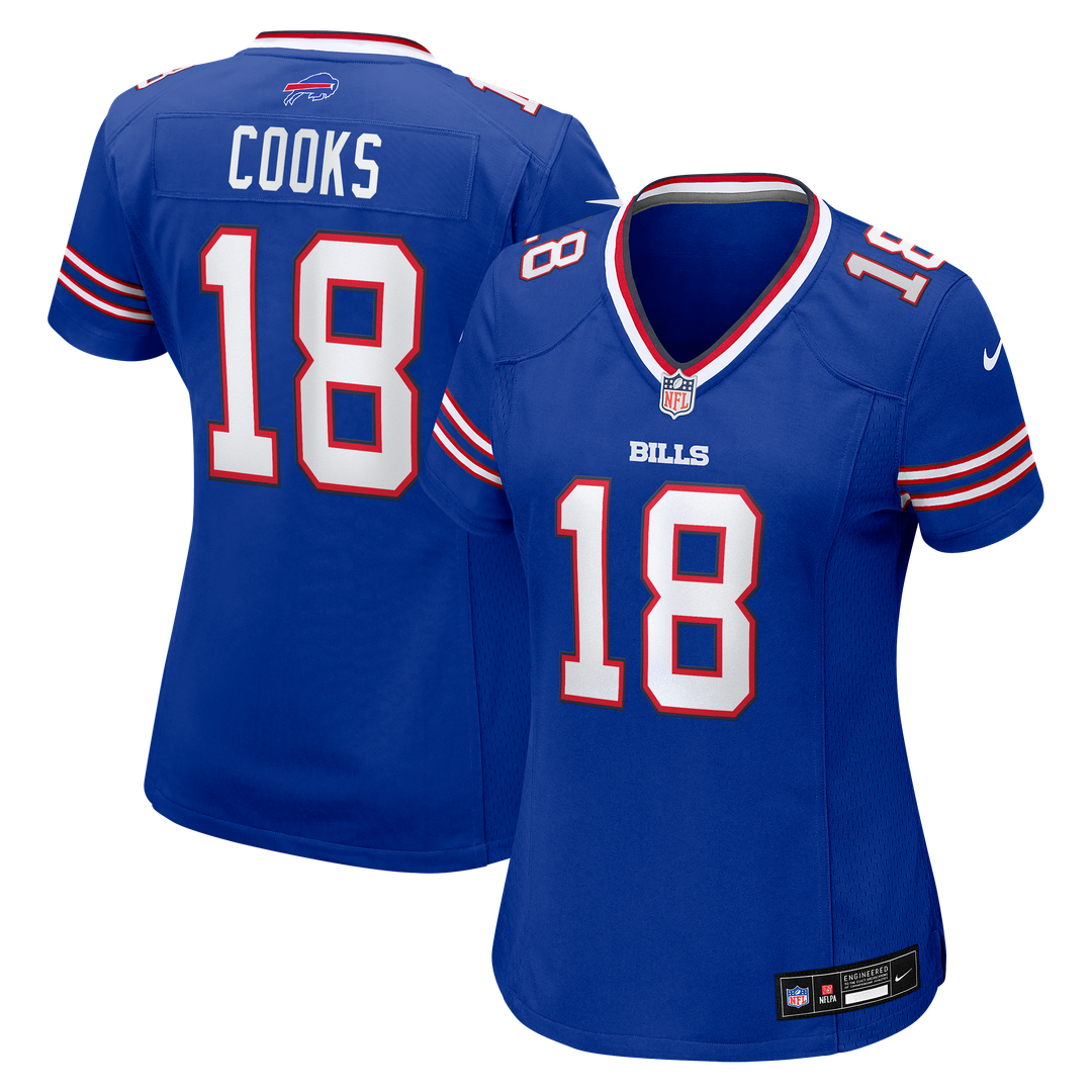 Brandin Cooks Buffalo Bills Nike Women's Team Game Official Jersey -  Royal