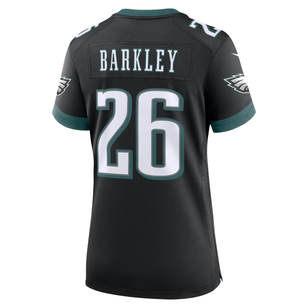 Saquon Barkley Philadelphia Eagles Nike Women's Alternate Game Jersey - Black