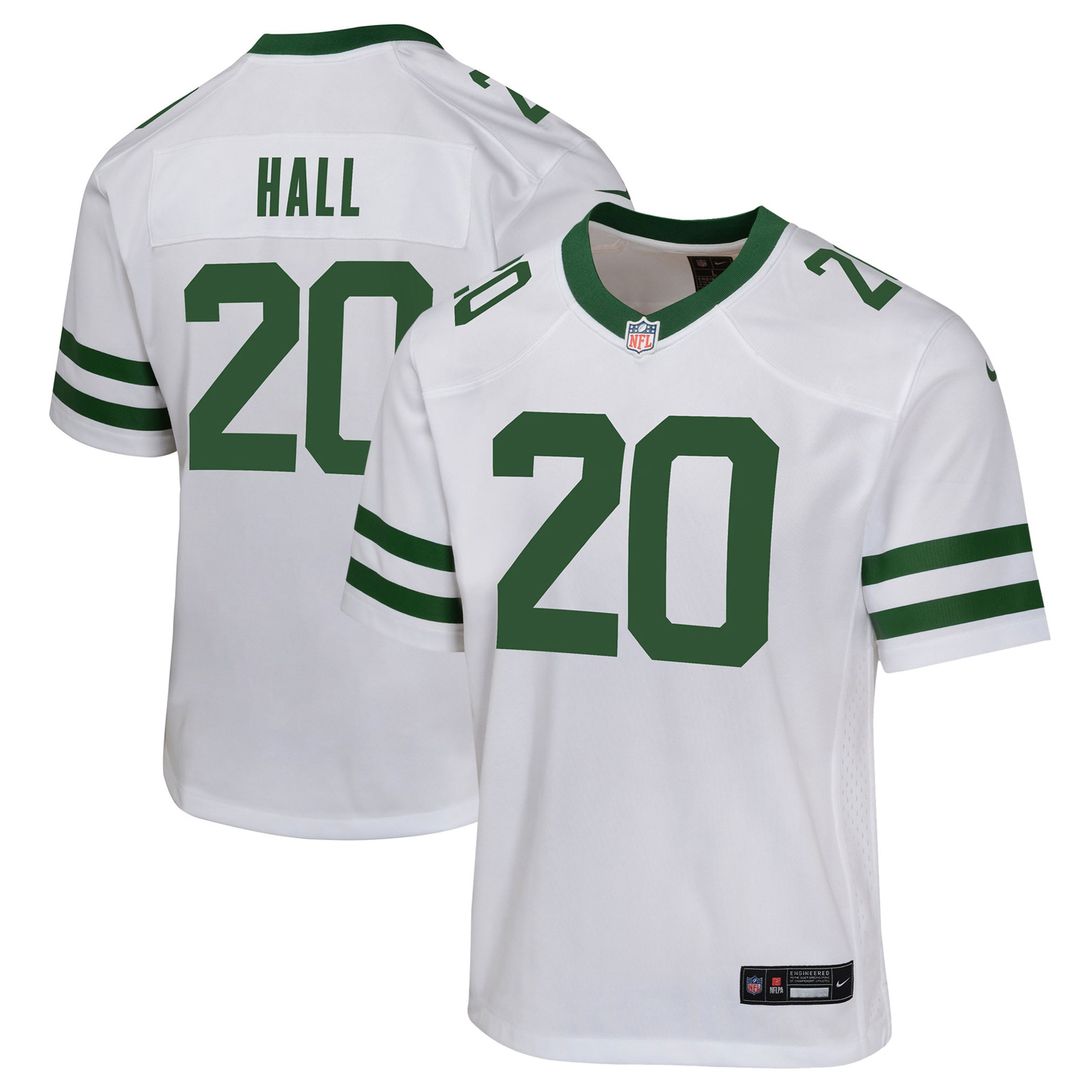 Breece Hall New York Jets Nike Youth Game Official Jersey - Black