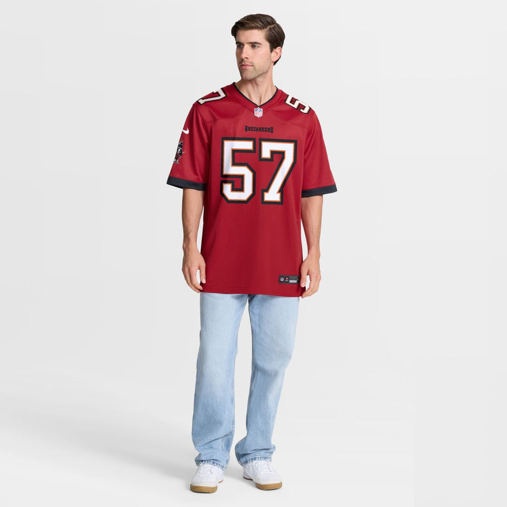 John Bullock Tampa Bay Buccaneers Nike Team Game Jersey - Red