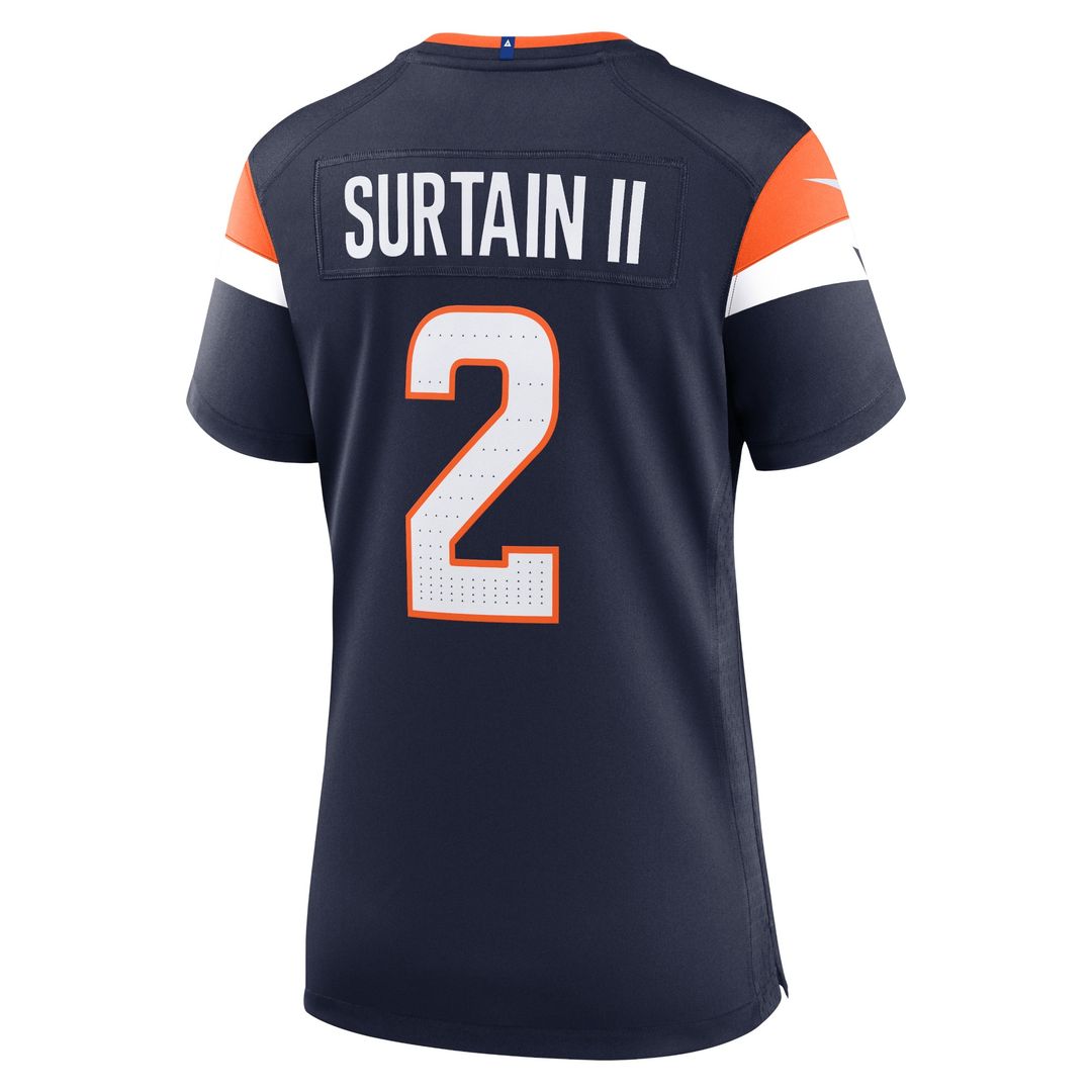 Patrick Surtain II Denver Broncos Nike Women's Alternate Game Official Jersey - Navy