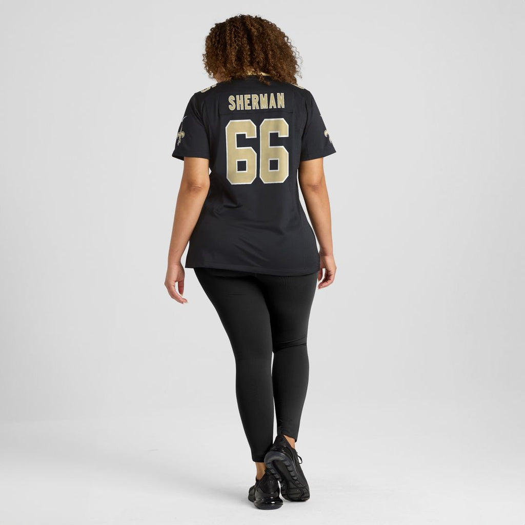 William Sherman New Orleans Saints Nike Women's Team Game Official Jersey -  Black
