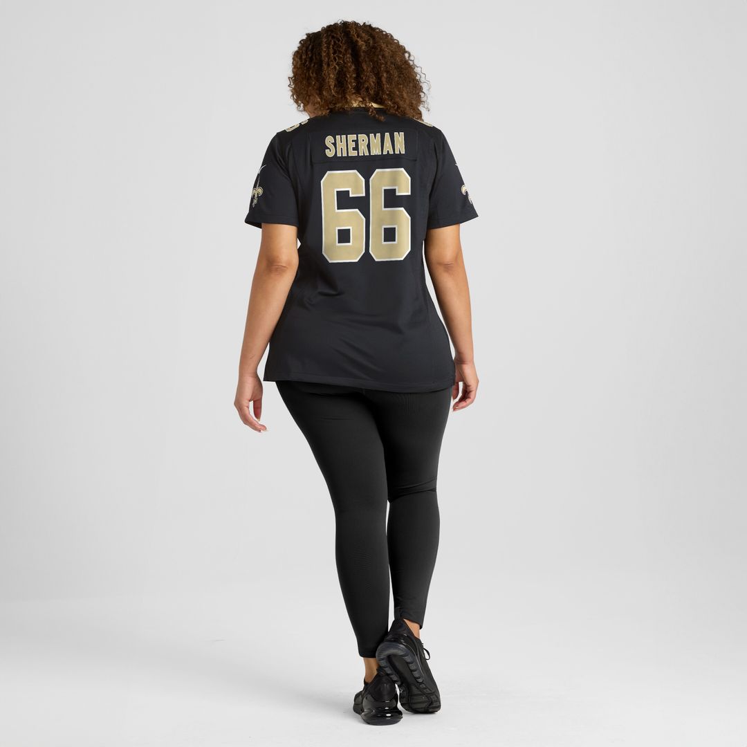 William Sherman New Orleans Saints Nike Women's Team Game Official Jersey -  Black