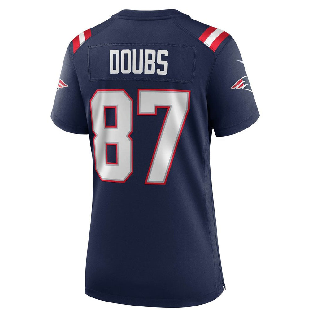 Romeo Doubs New England Patriots Nike Women's Game Official Jersey - Navy