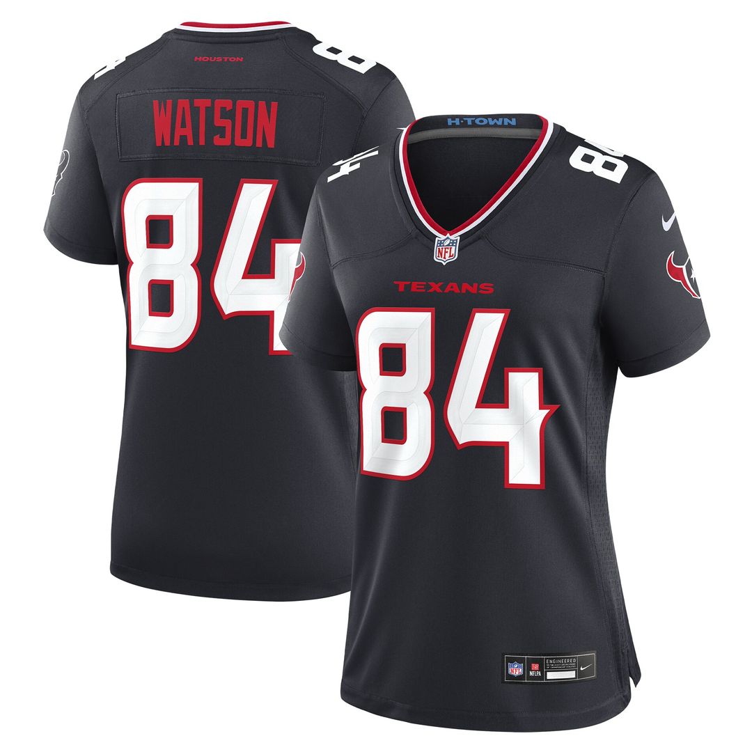 Justin Watson Houston Texans Nike Women's Team Game Official Jersey -  Navy