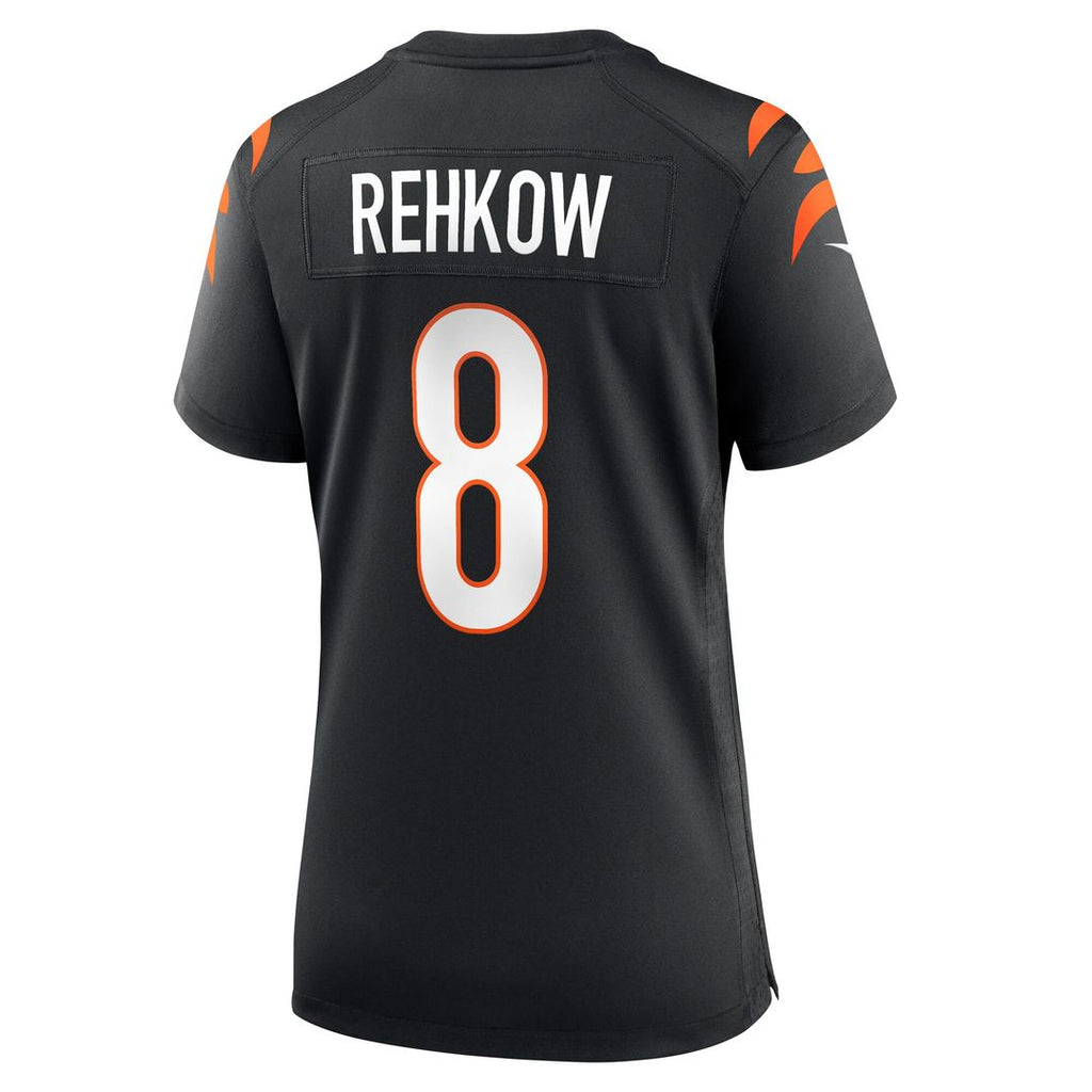 Ryan Rehkow Cincinnati Bengals Nike Women's  Game Official Jersey -  Black