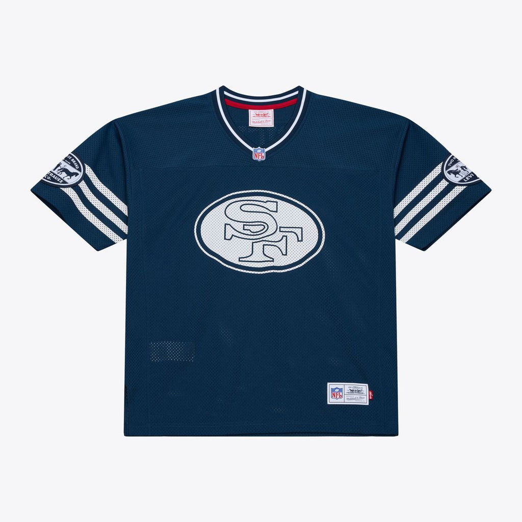 Jerry Rice San Francisco 49ers Mitchell & Ness x Levi's Unisex Legacy Official Jersey - Navy