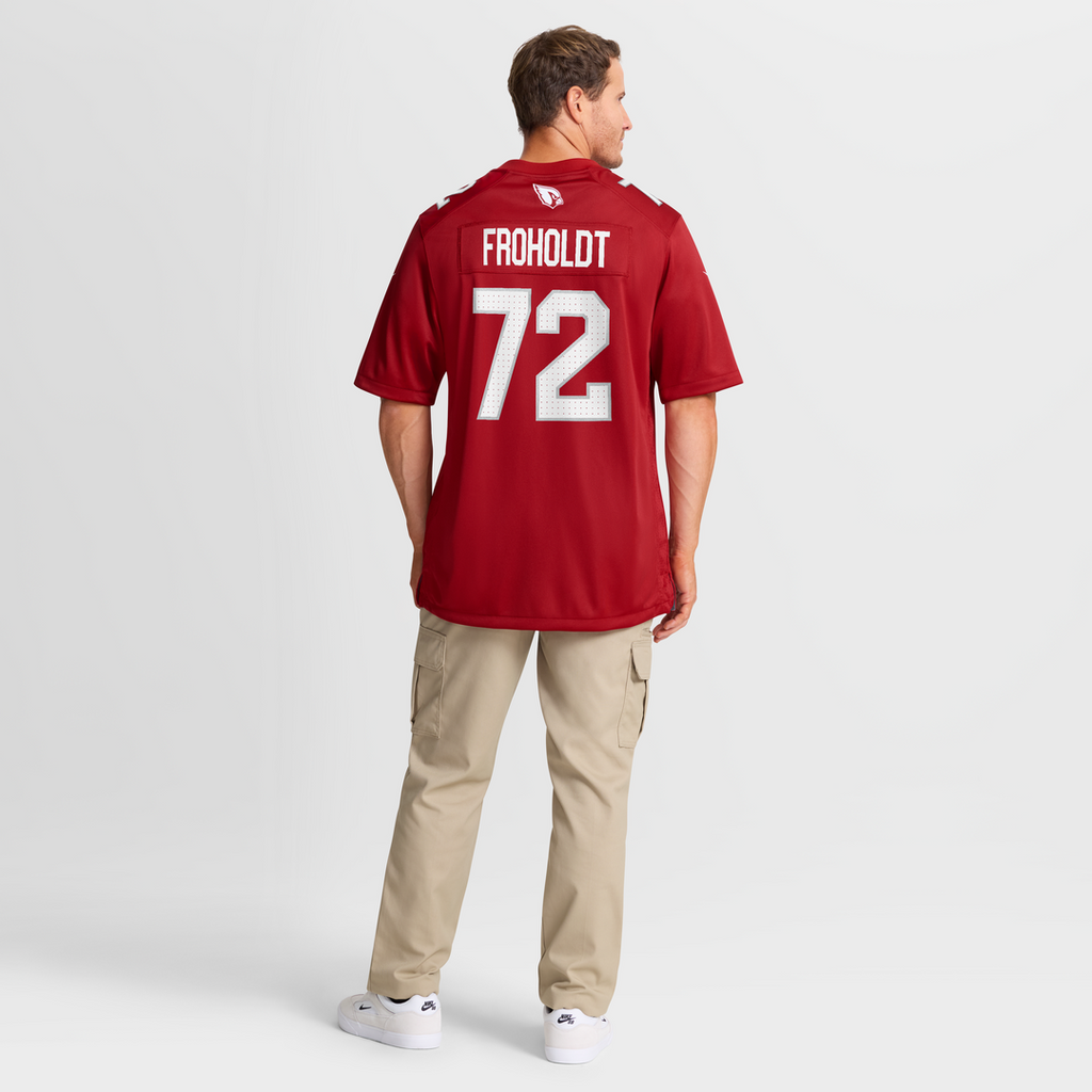 Hjalte Froholdt Arizona Cardinals Nike Team Game Jersey - Cardinal