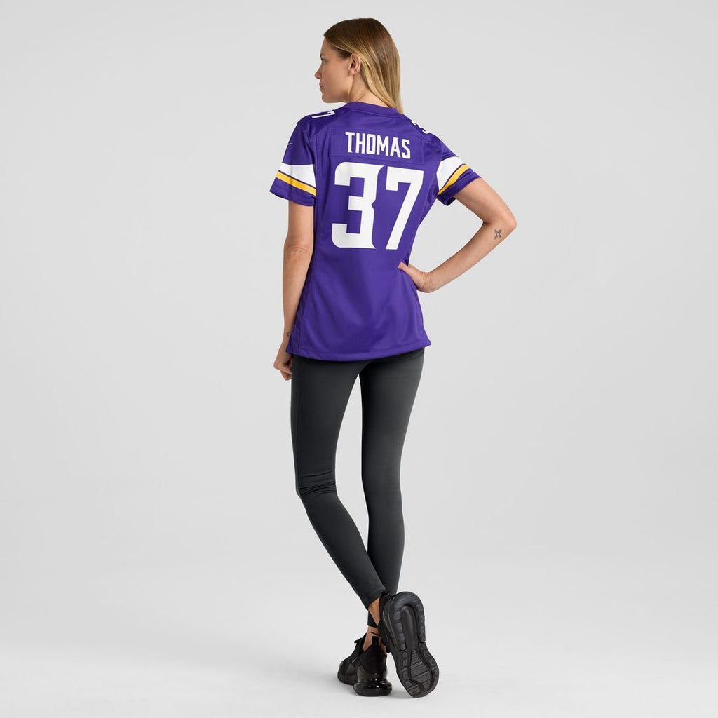 Tavierre Thomas Minnesota Vikings Nike Women's Team Game Jersey - Purple