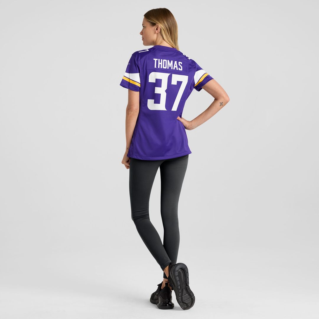 Tavierre Thomas Minnesota Vikings Nike Women's Team Game Jersey - Purple