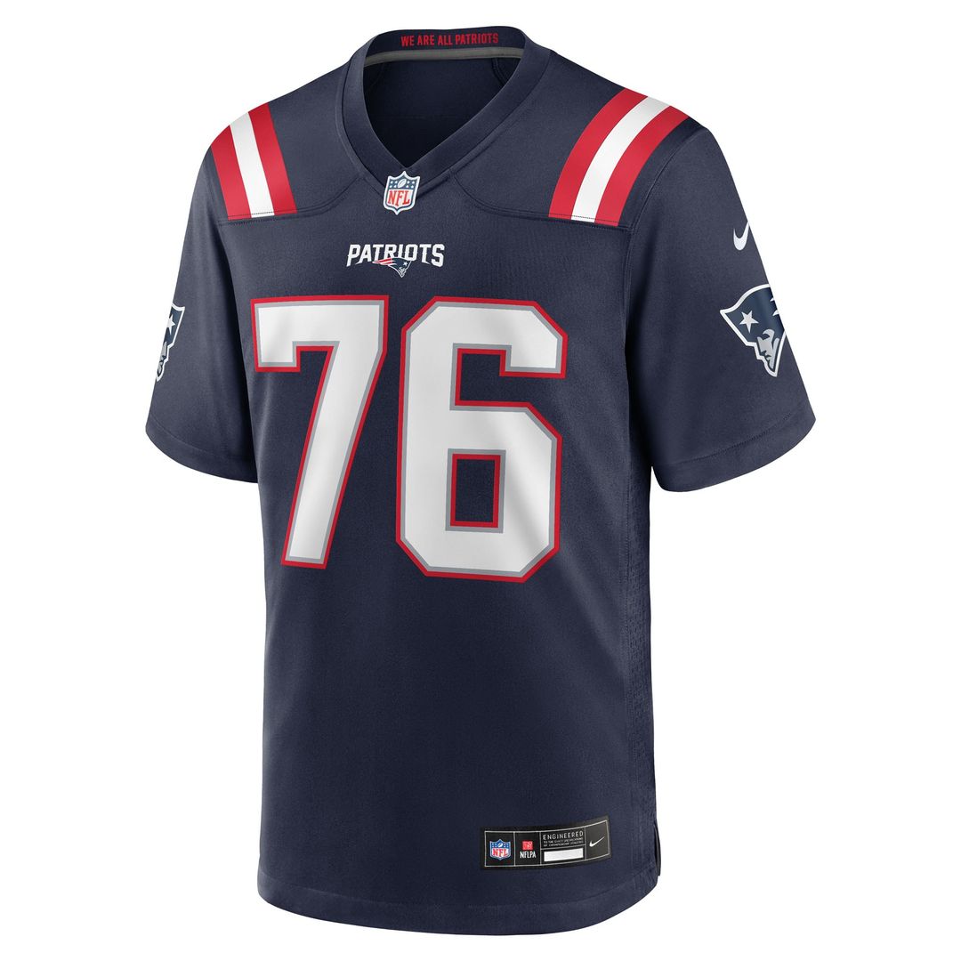 Morgan Moses New England Patriots Nike Team Game Official Jersey -  Navy