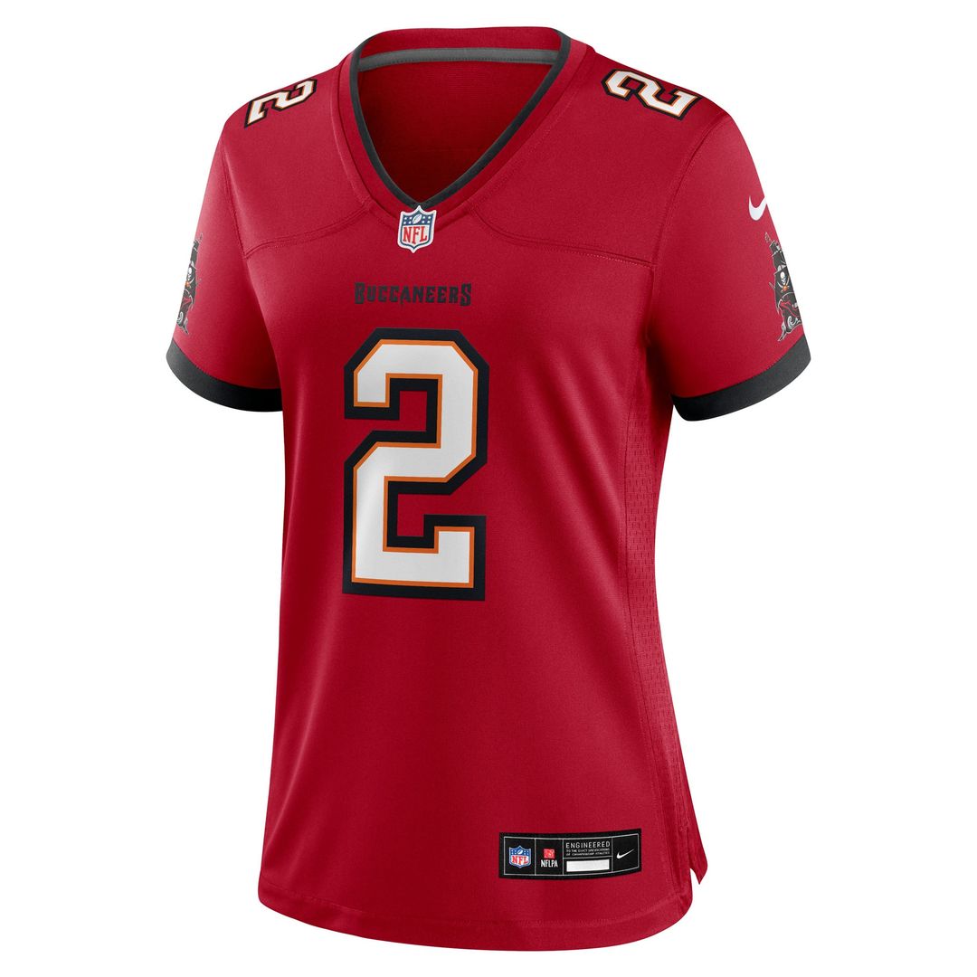 Emeka Egbuka  Tampa Bay Buccaneers Nike Women's Team  Game Official Jersey - Red