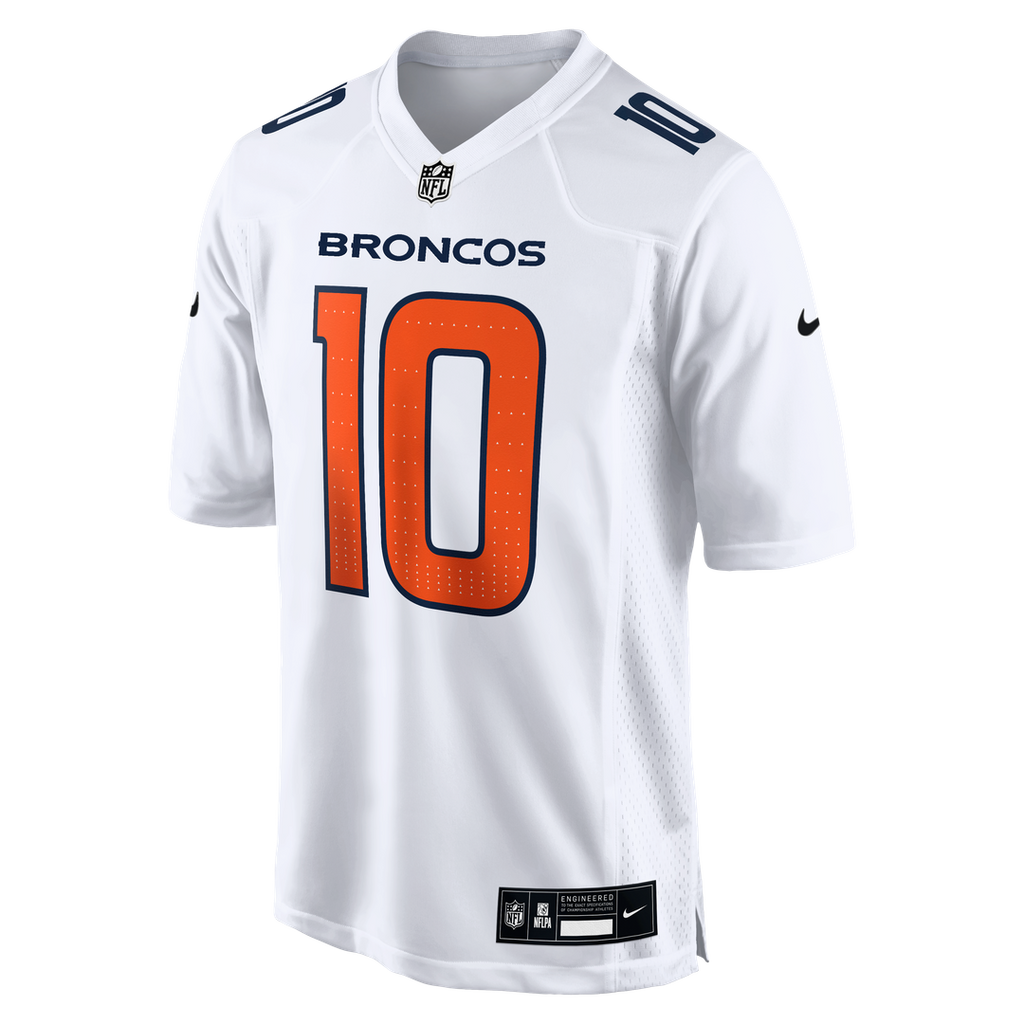 Bo Nix Denver Broncos Nike Tundra Fashion Game Official Jersey - White