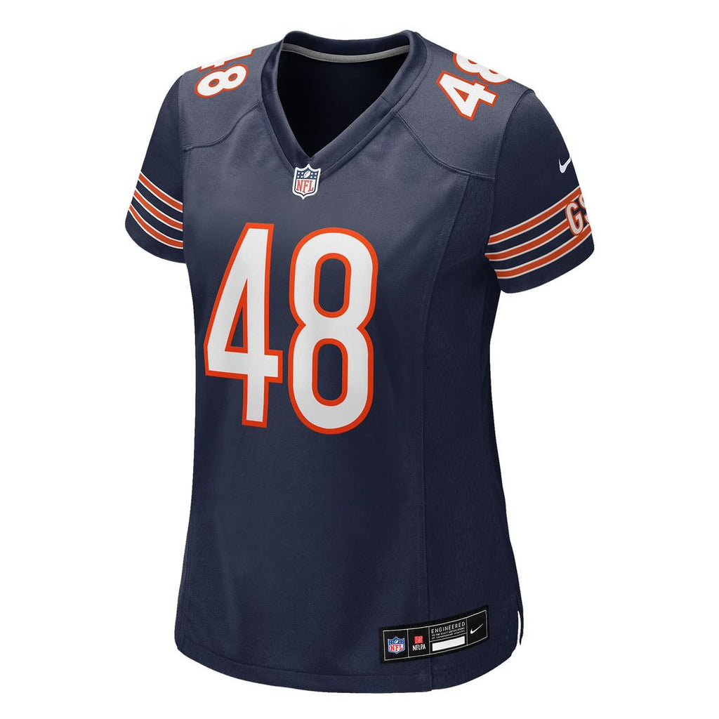 D'Marco Jackson Chicago Bears Nike Women's Team Game Official Jersey -  Navy