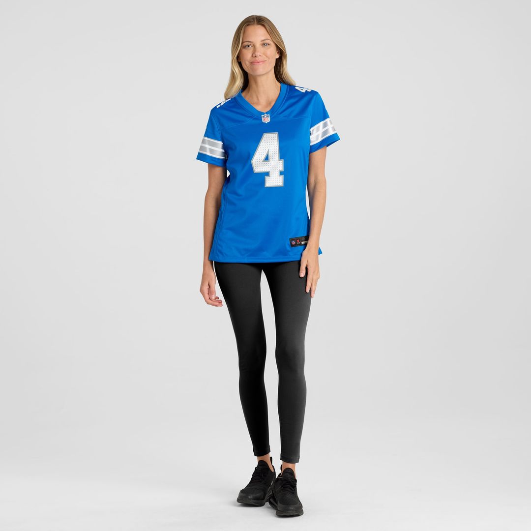 Emmanuel Moseley Detroit Lions Nike Women's Team Game Jersey - Blue
