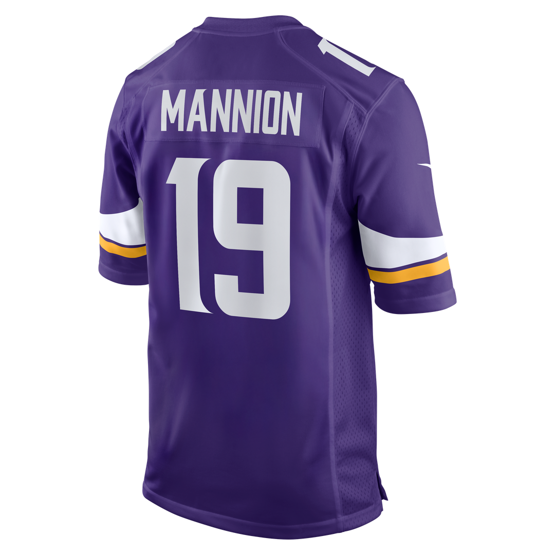 Sean Mannion Minnesota Vikings Nike  Game Official Jersey -  Purple