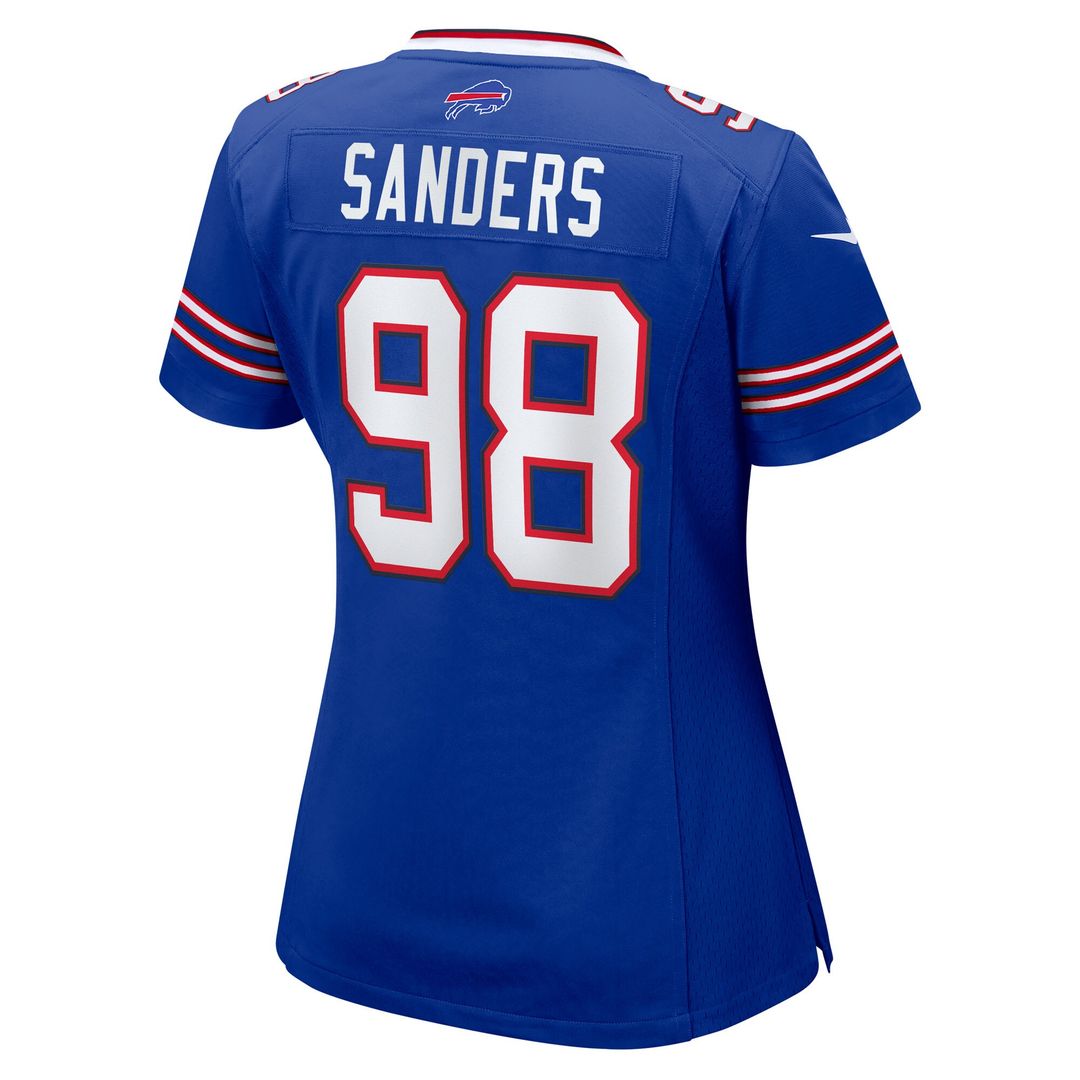 T.J. Sanders Buffalo Bills Nike Women's Team Game Jersey - Royal