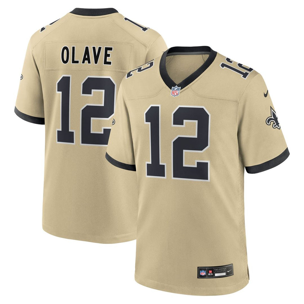 Chris Olave New Orleans Saints Nike Youth Gameday Golds Alternate Game Player Official Jersey - Gold