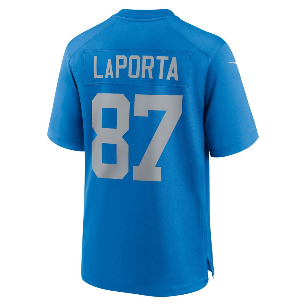 Sam LaPorta Detroit Lions Nike Alternate Game Jersey - Blue