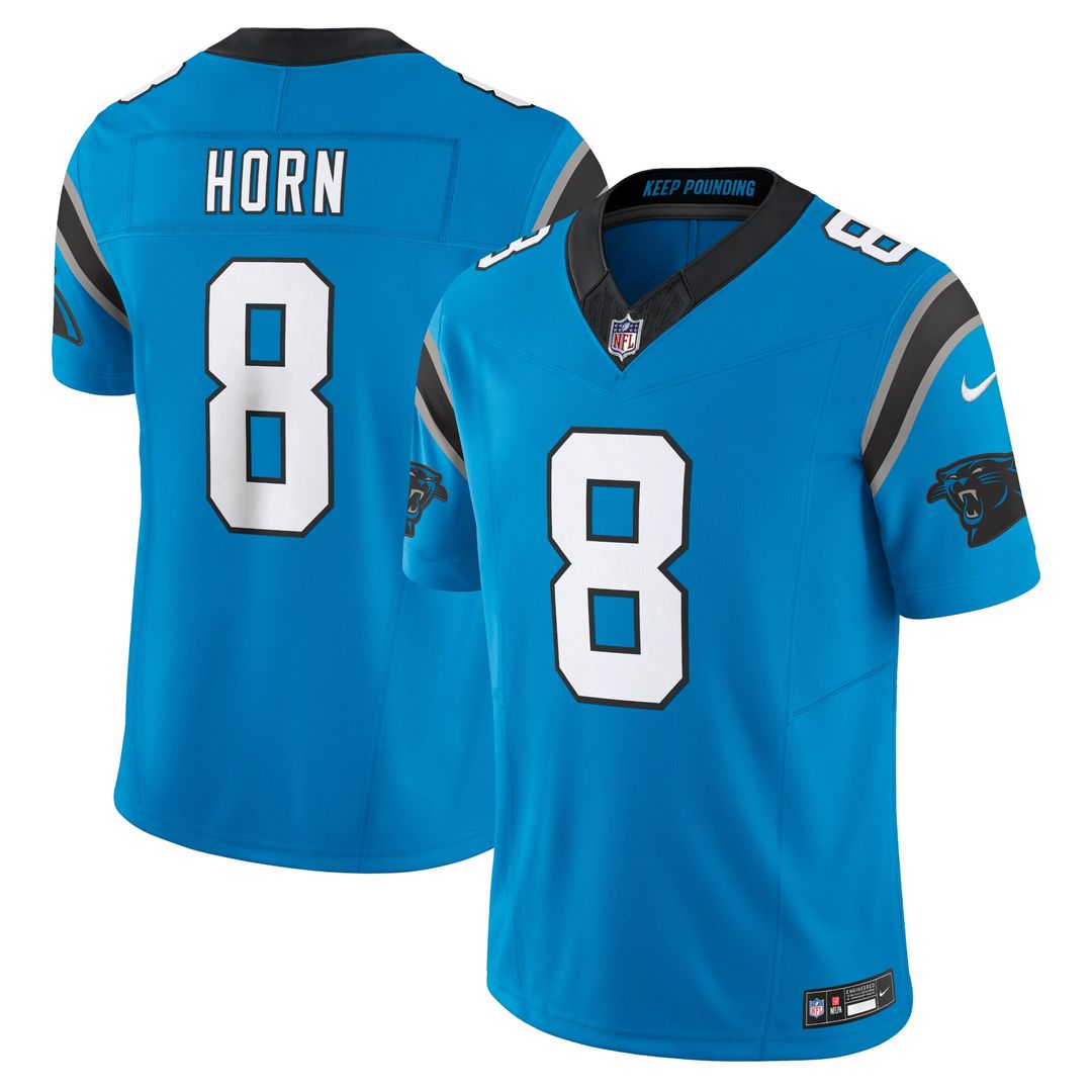 Jaycee Horn Carolina Panthers Nike Vapor F.U.S.E. Limited Official Jersey - Blue