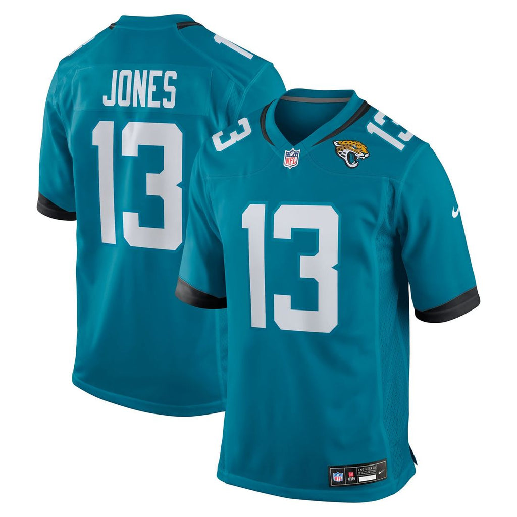 Tim Jones Jacksonville Jaguars Nike Team Game Official Jersey -  Teal