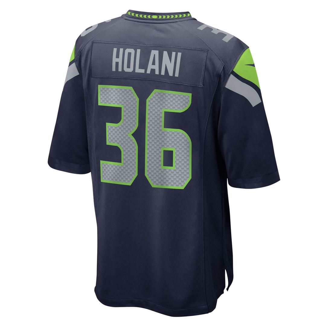George Holani Seattle Seahawks Nike Team Game Official Jersey -  College Navy