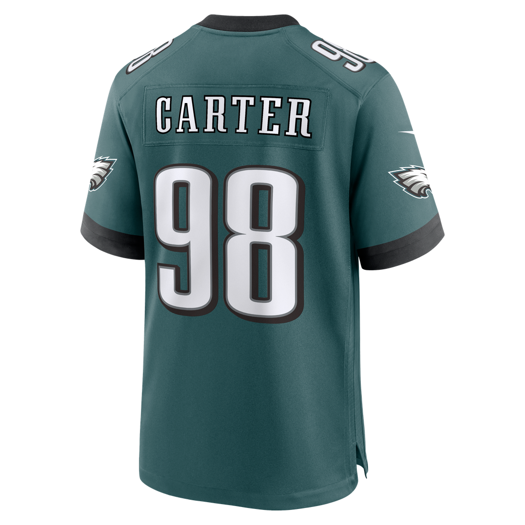 Jalen Carter Philadelphia Eagles Nike Team Game Official Jersey -  Midnight Green