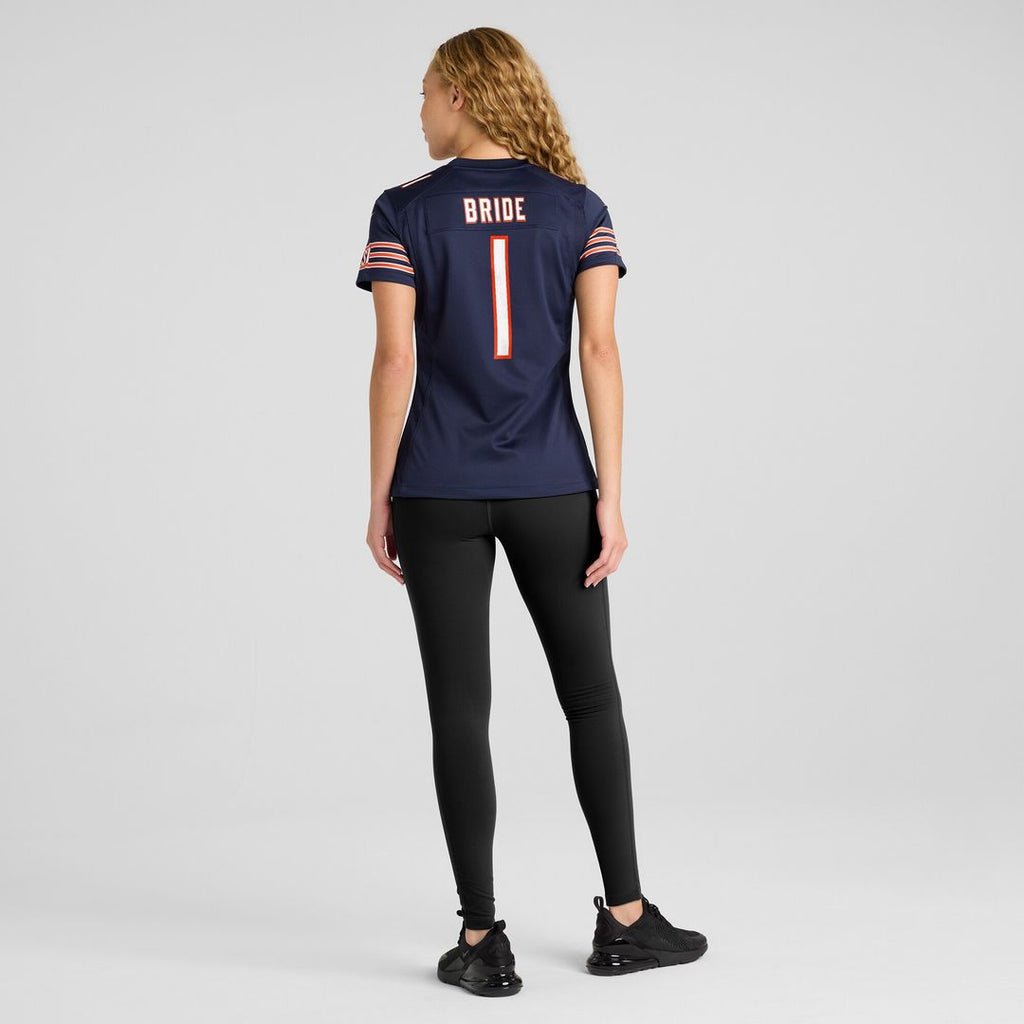 Number 1 Bride Chicago Bears Nike Women's Game Official Jersey - Navy
