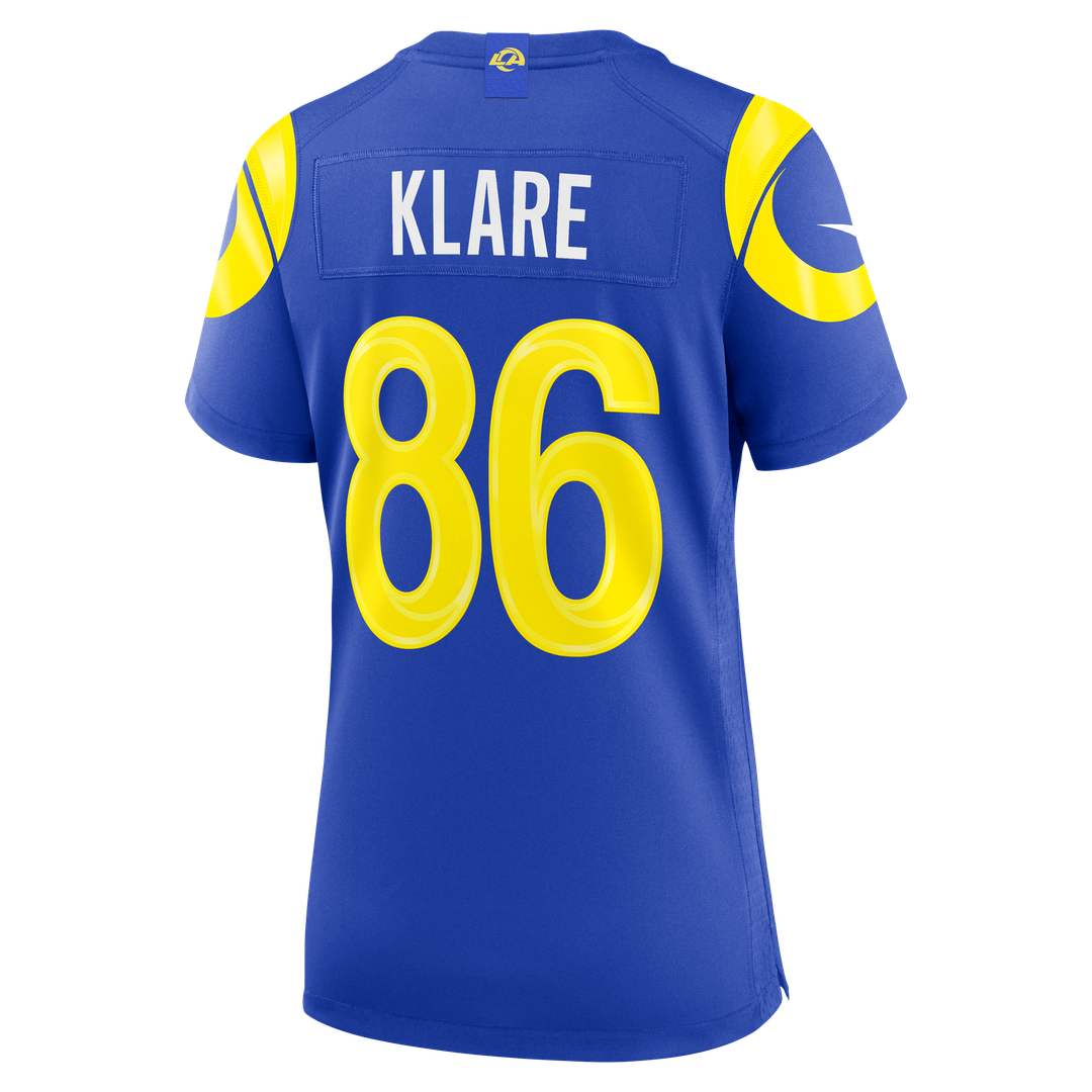 Max Klare Los Angeles Rams Nike Women's Team Game Official Jersey - Royal