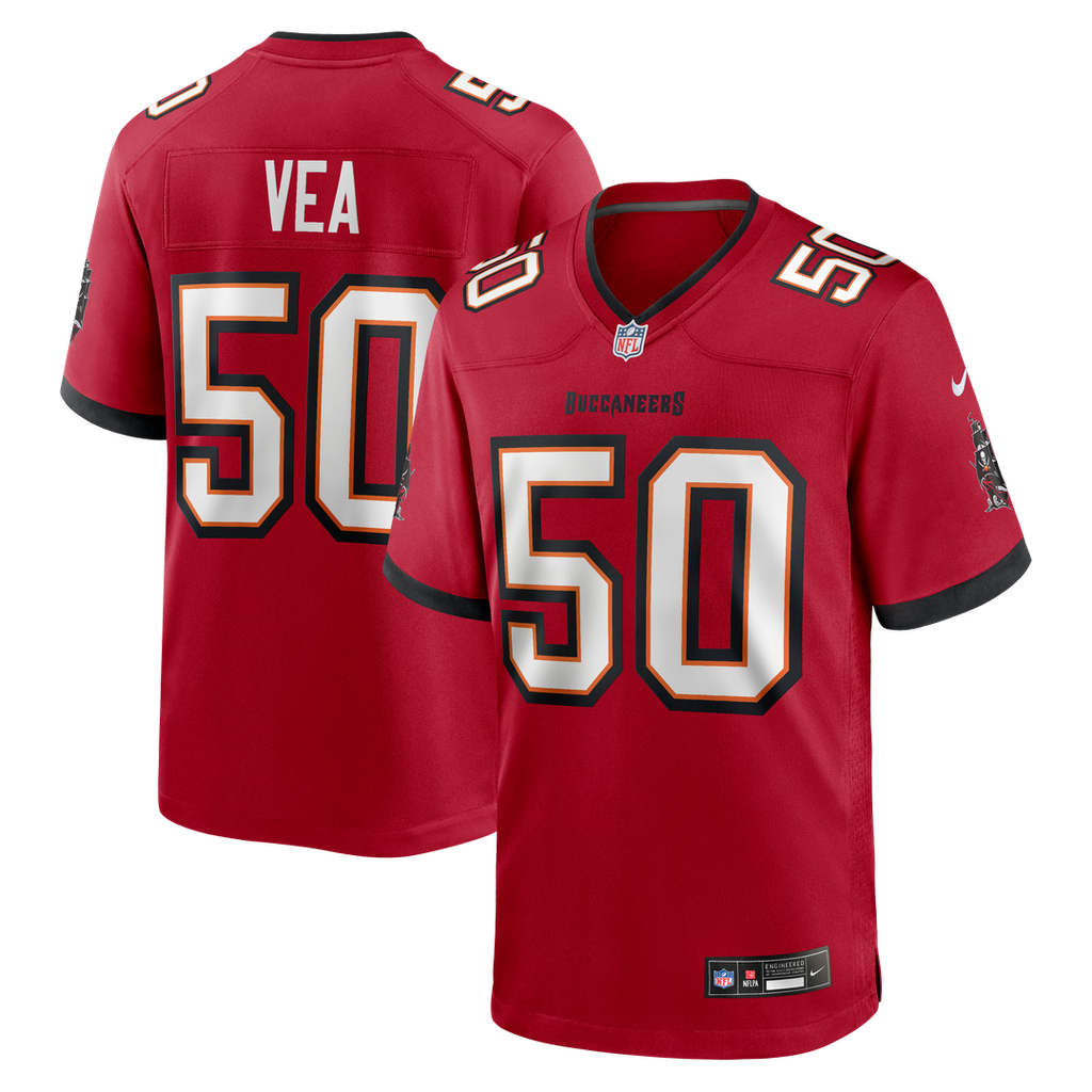 Vita Vea Tampa Bay Buccaneers Nike Game Official Jersey - Red