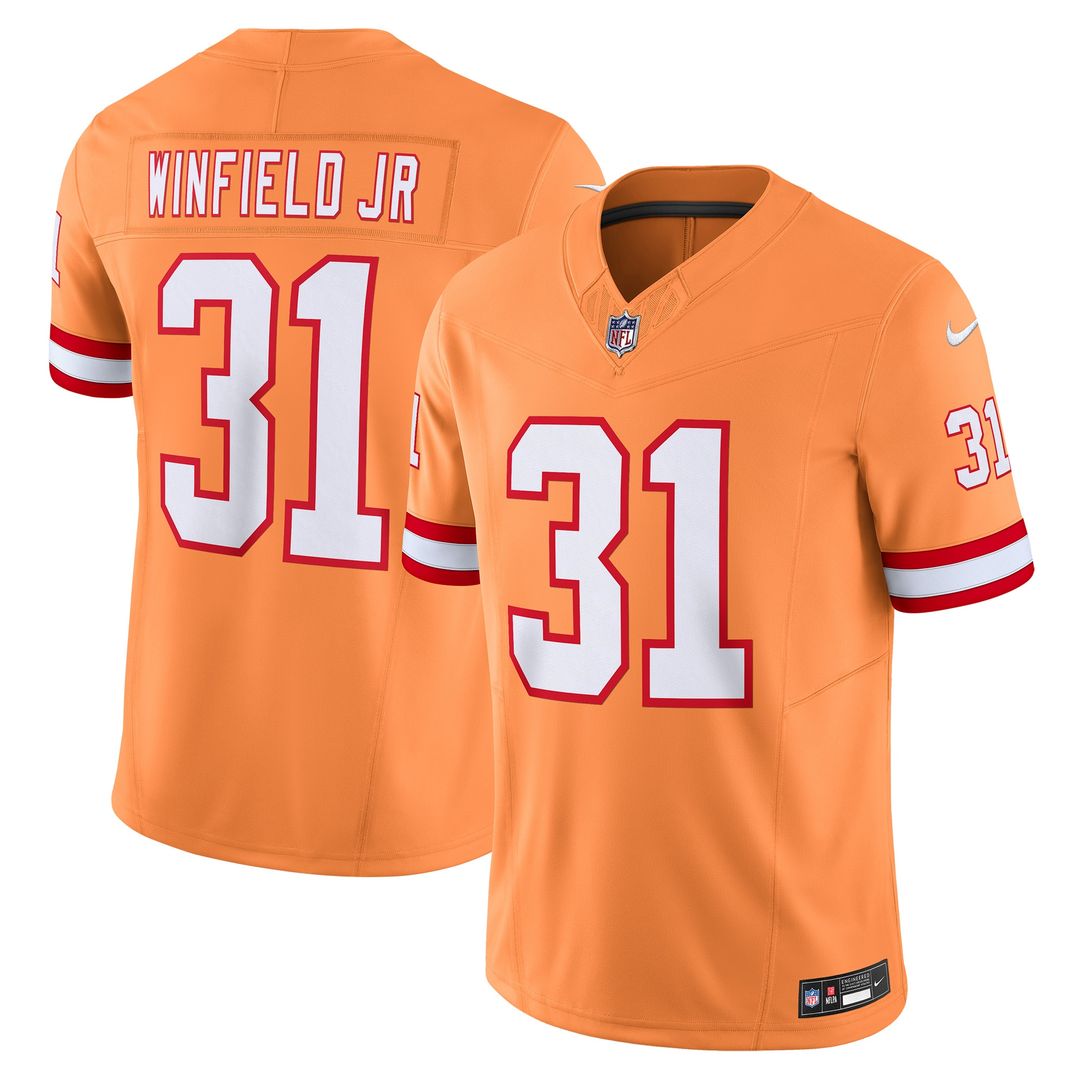 Antoine Winfield Jr. Tampa Bay Buccaneers Nike Vapor F.U.S.E. Limited Official Jersey - Orange